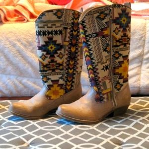 Fun Patterned Cowboy Boots!
